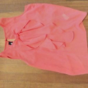 Izbyer pink mesh tank top